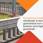W-Beam Galvanized Iron Crash Barrier